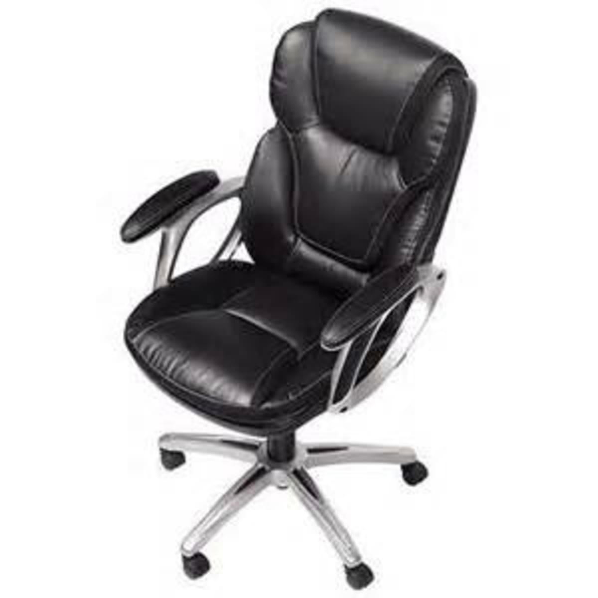 True innovations task cheap chair black and white