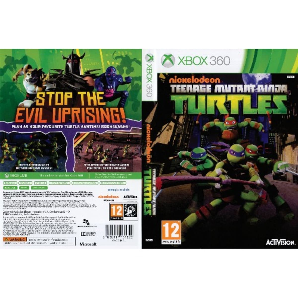 Turtles deals xbox 360