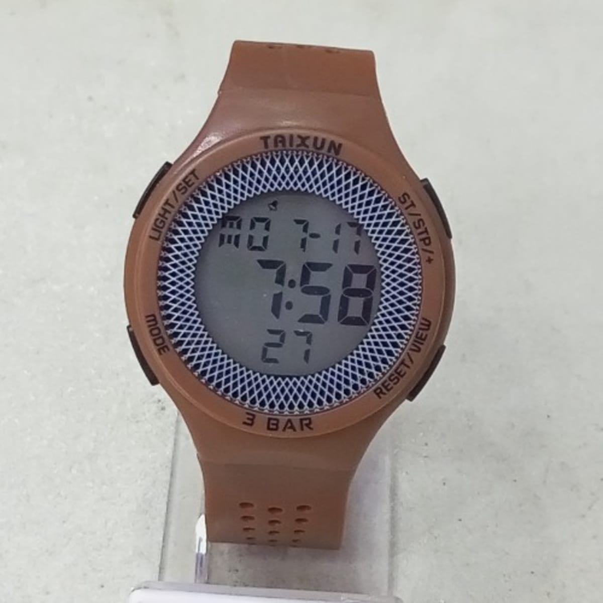 Cool Digital Wristwatch Brown