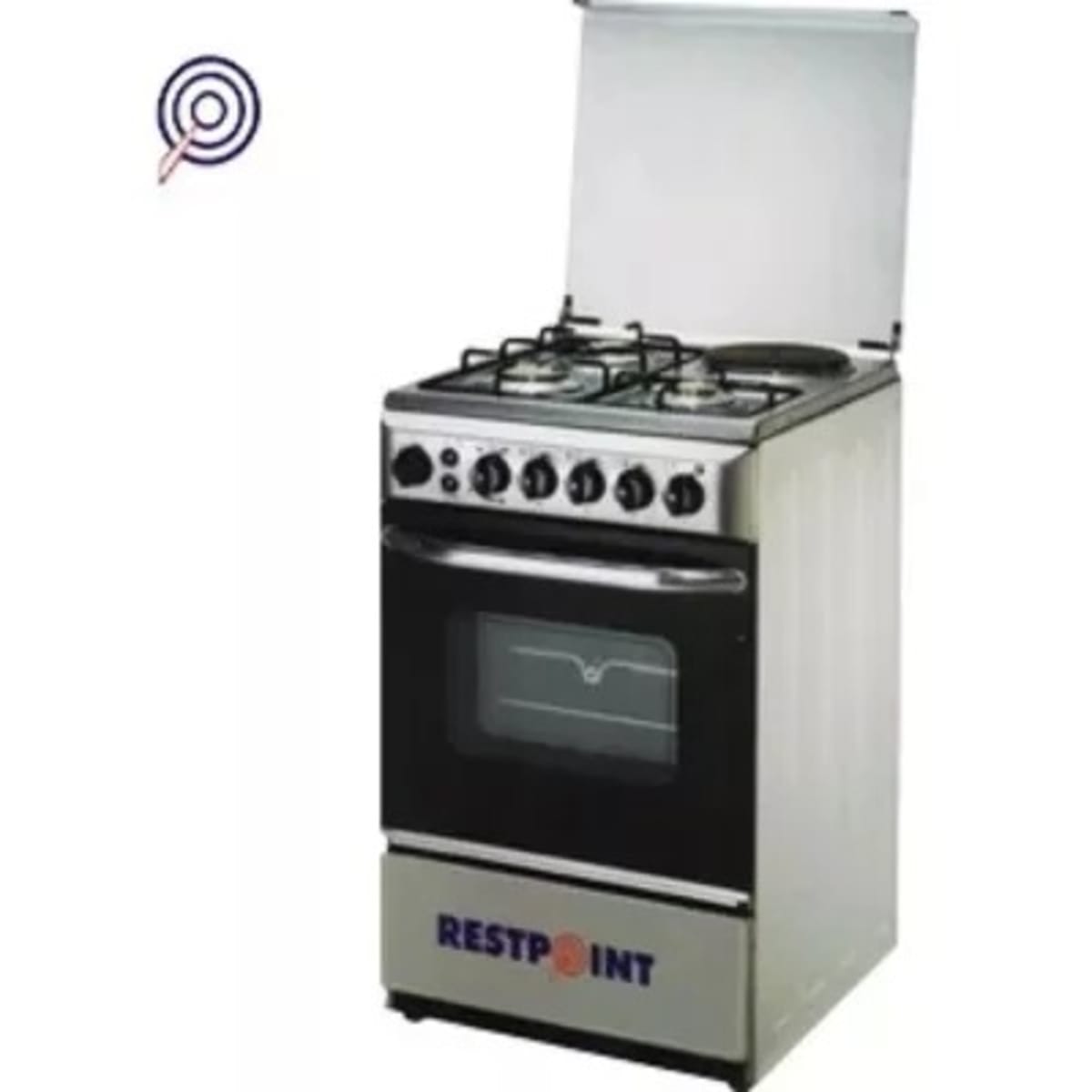 Electric and gas cooker cheap with oven