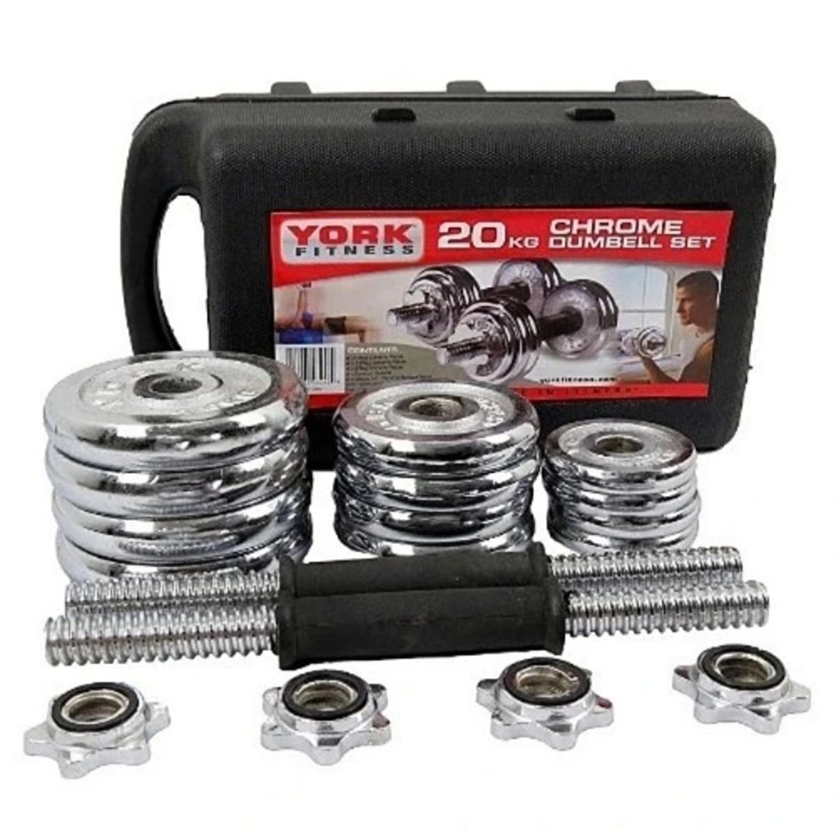 Adjustable Chrome 20 Kg Dumbell Set Konga Online Shopping