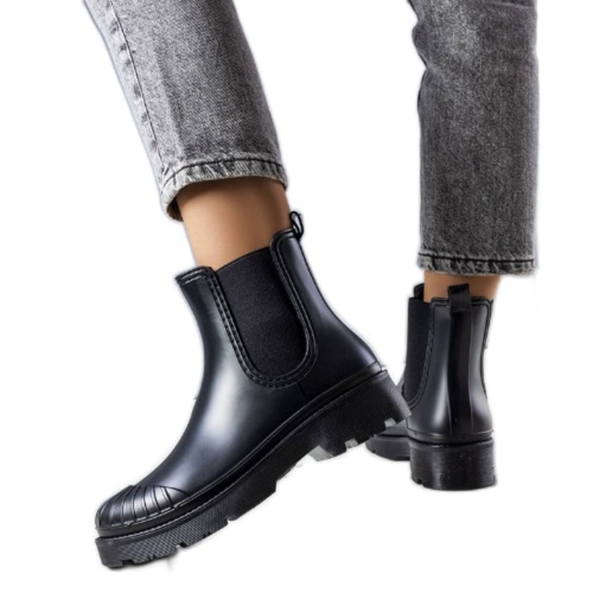 Womens short shop rubber boots