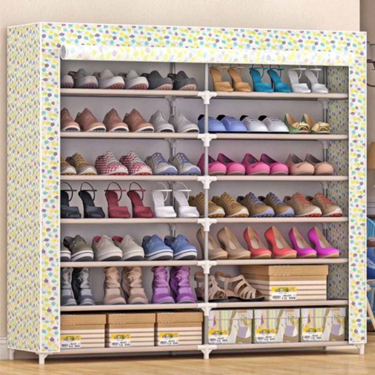 Double shoe rack discount