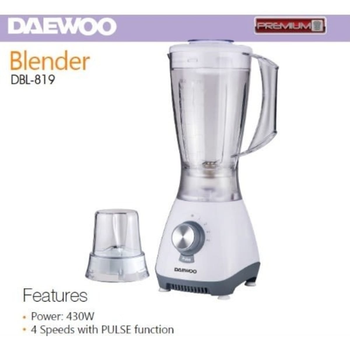 Daewoo 1.5-Litre Blender Mill Konga Online