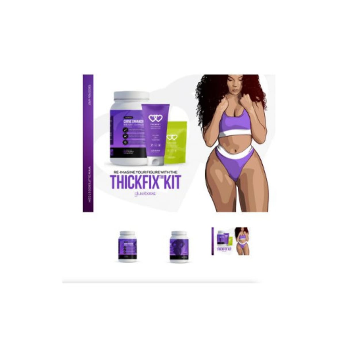 Gluteboost Curve Enhancing Weight Gainer Shake 28 Days