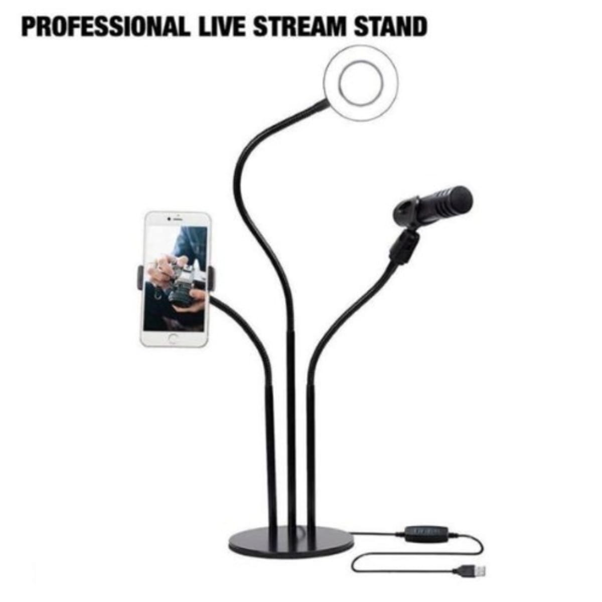 Professional Live Stream Stand With Microphone Holder Konga Online Shopping