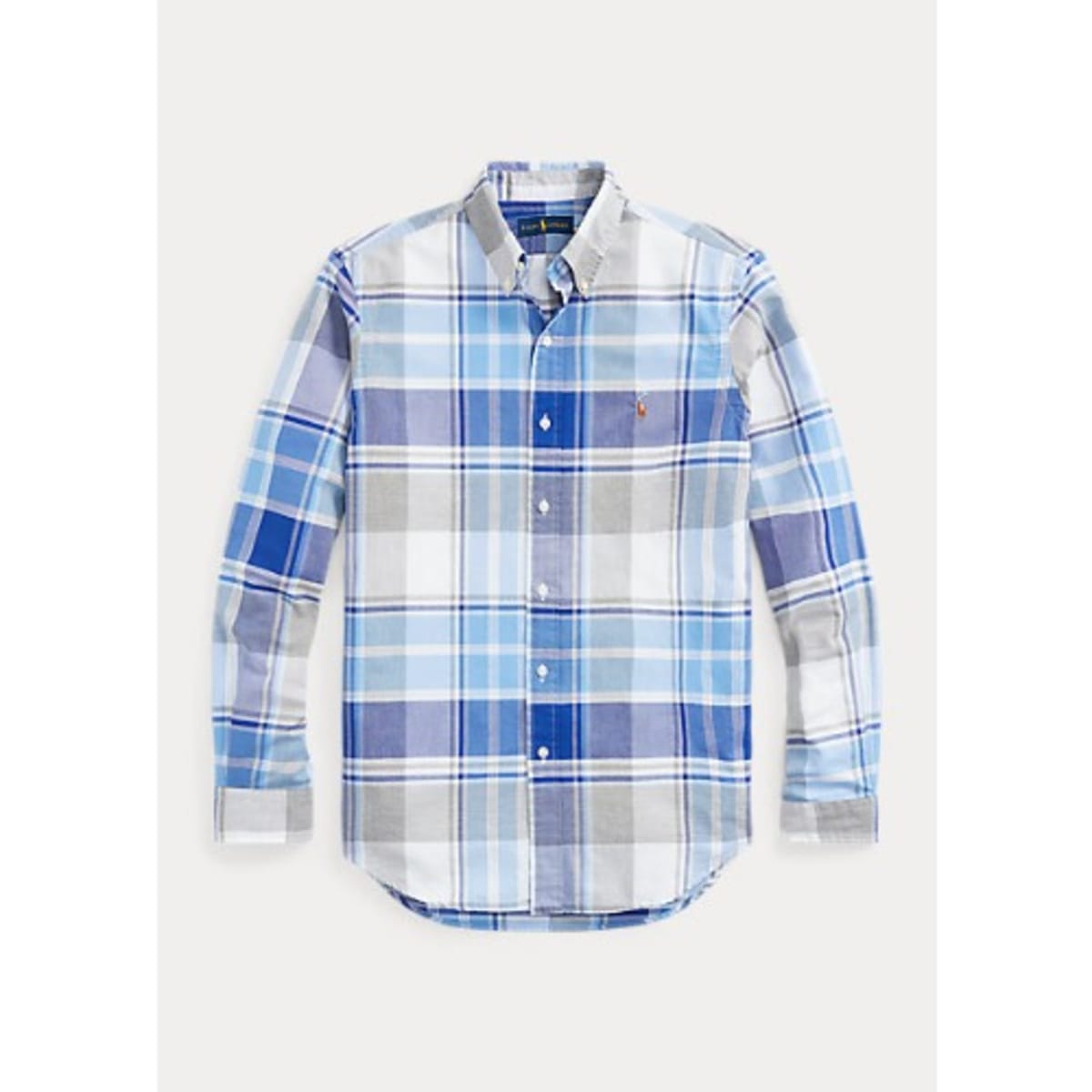 Ralph Lauren Classic Fit Plaid Oxford Shirt Konga Online Shopping
