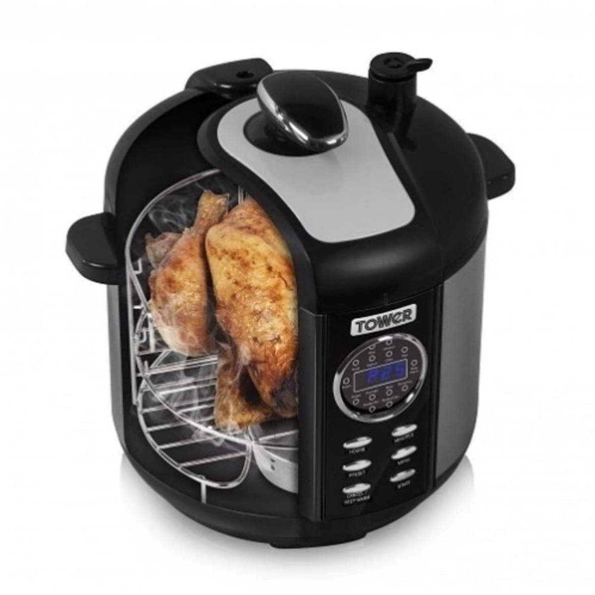 Tower 6l outlet digital pressure cooker