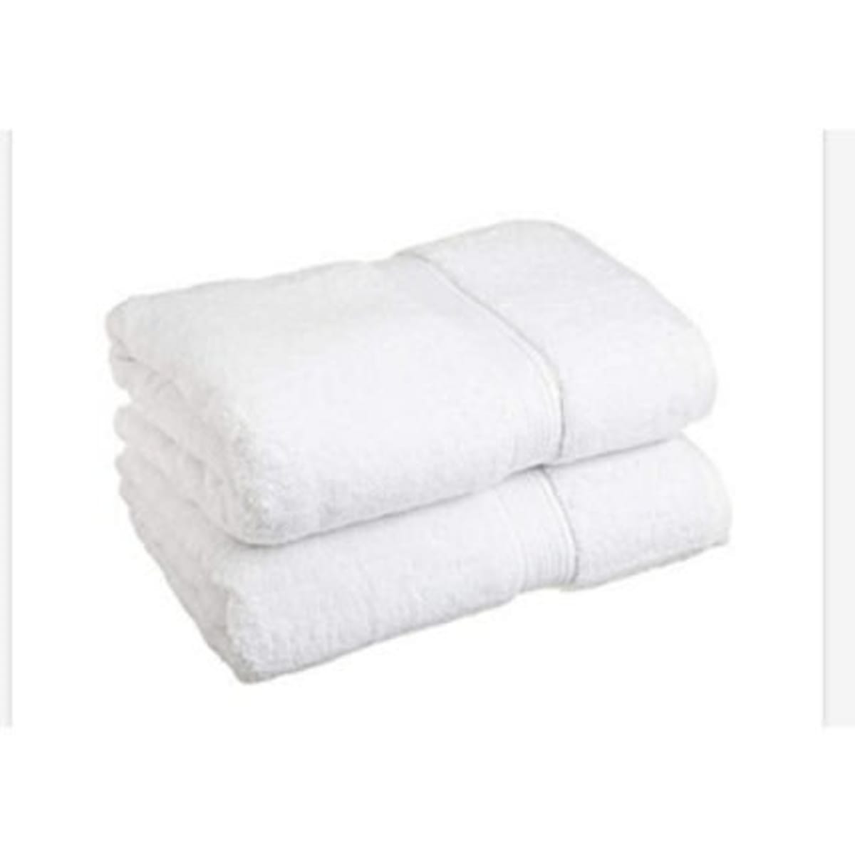 Bath Towel Medium Size Set Of 2 White Konga Online Shopping