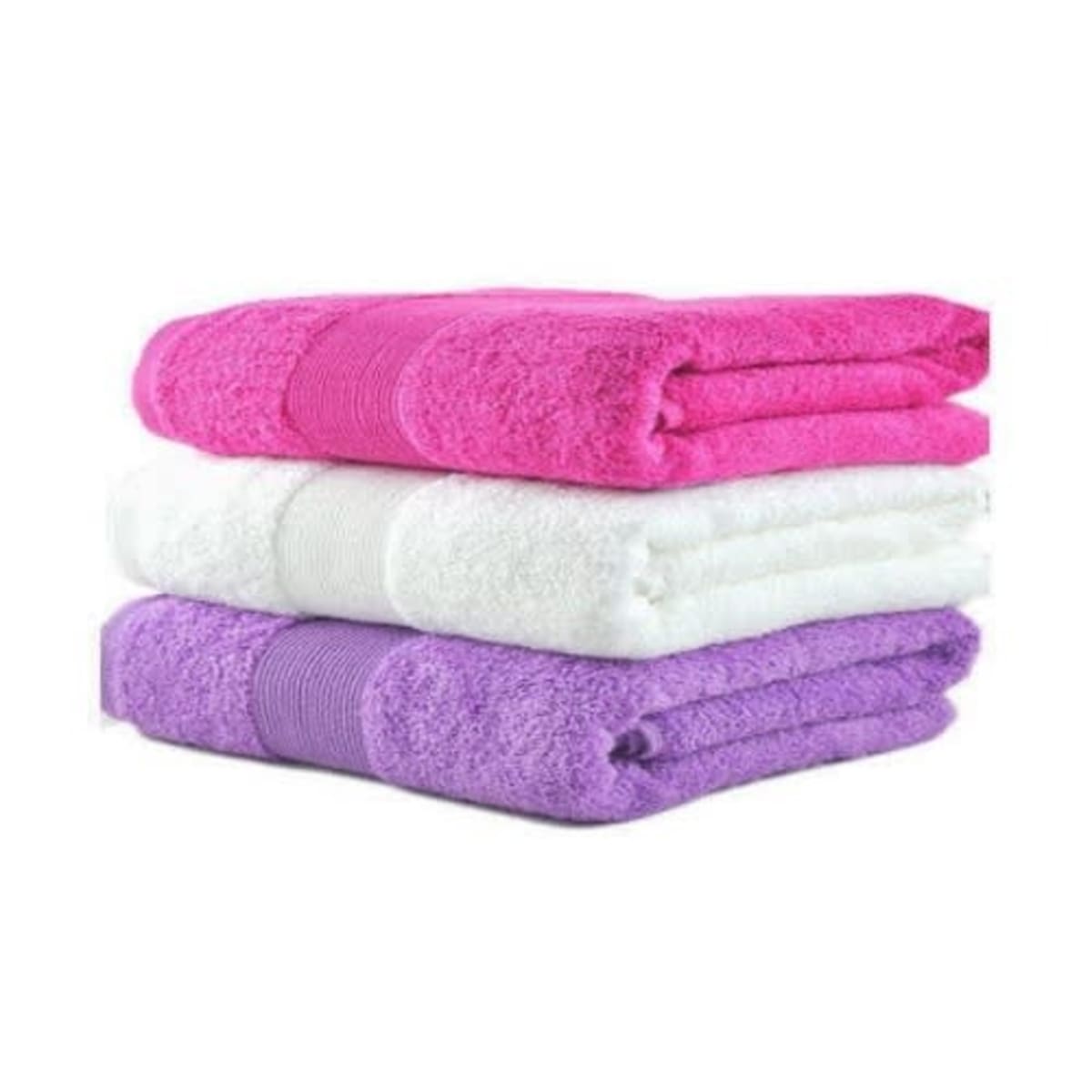 Pink and blue towels deals
