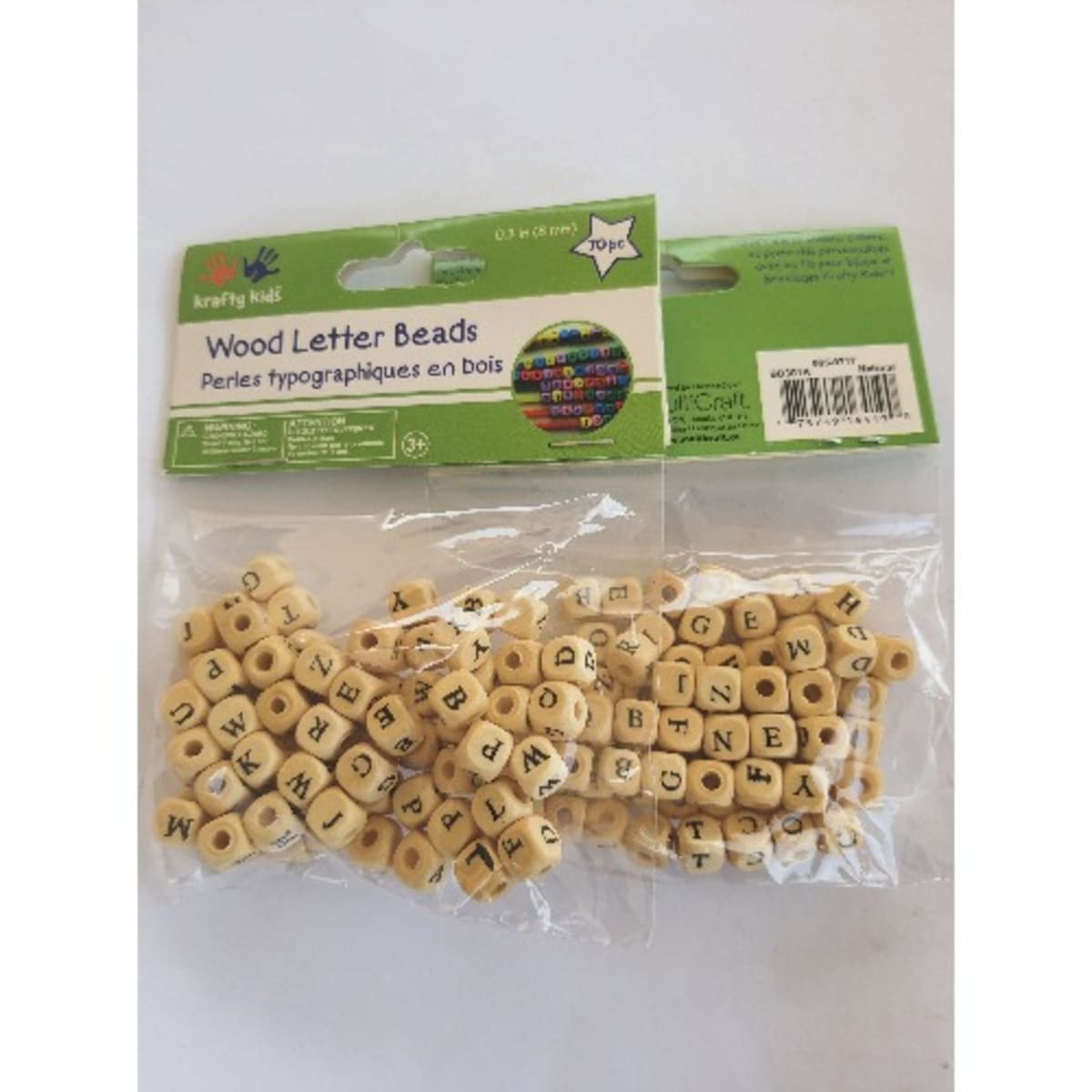 Krafty Kids Wood Alphabet Beads