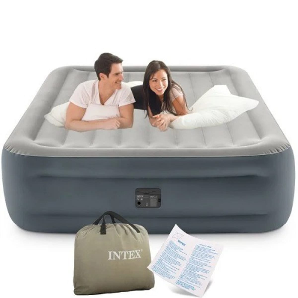 Intex Innovated Dura Beam Plus Airbed With Built In Pump Konga