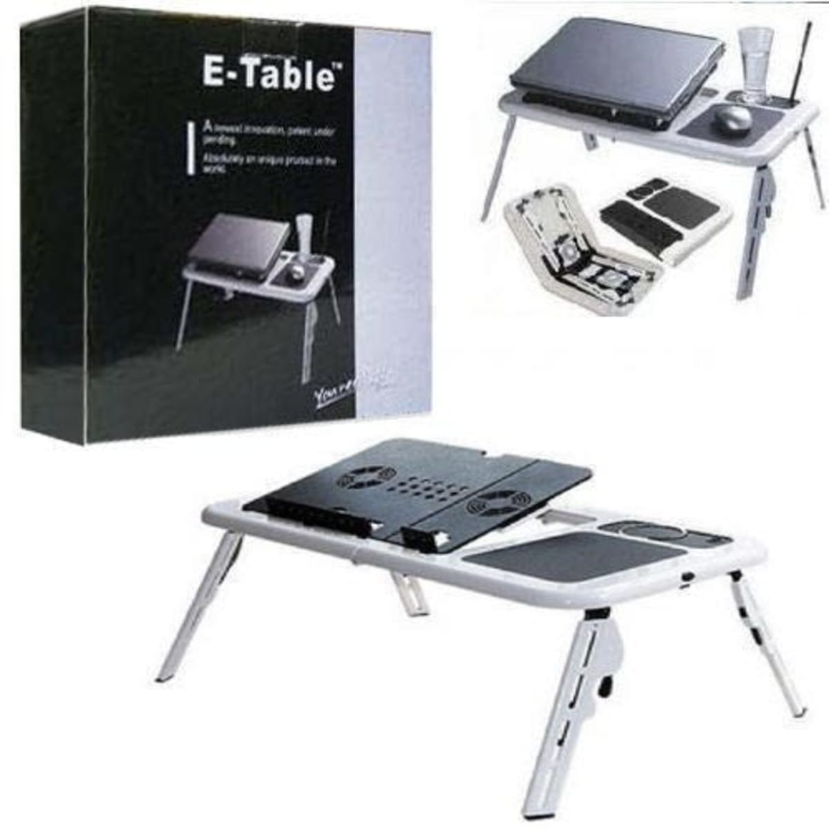 Laptop table new arrivals with cooling pad