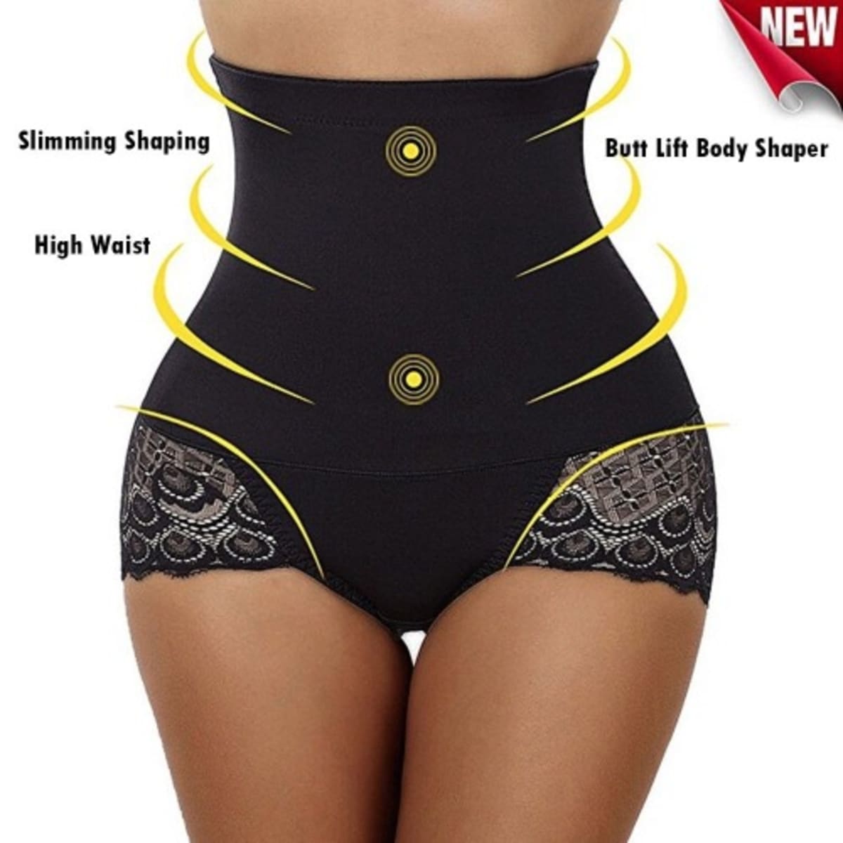 Fashion Woman Tummy Control Butt Lifter Seamless Panties