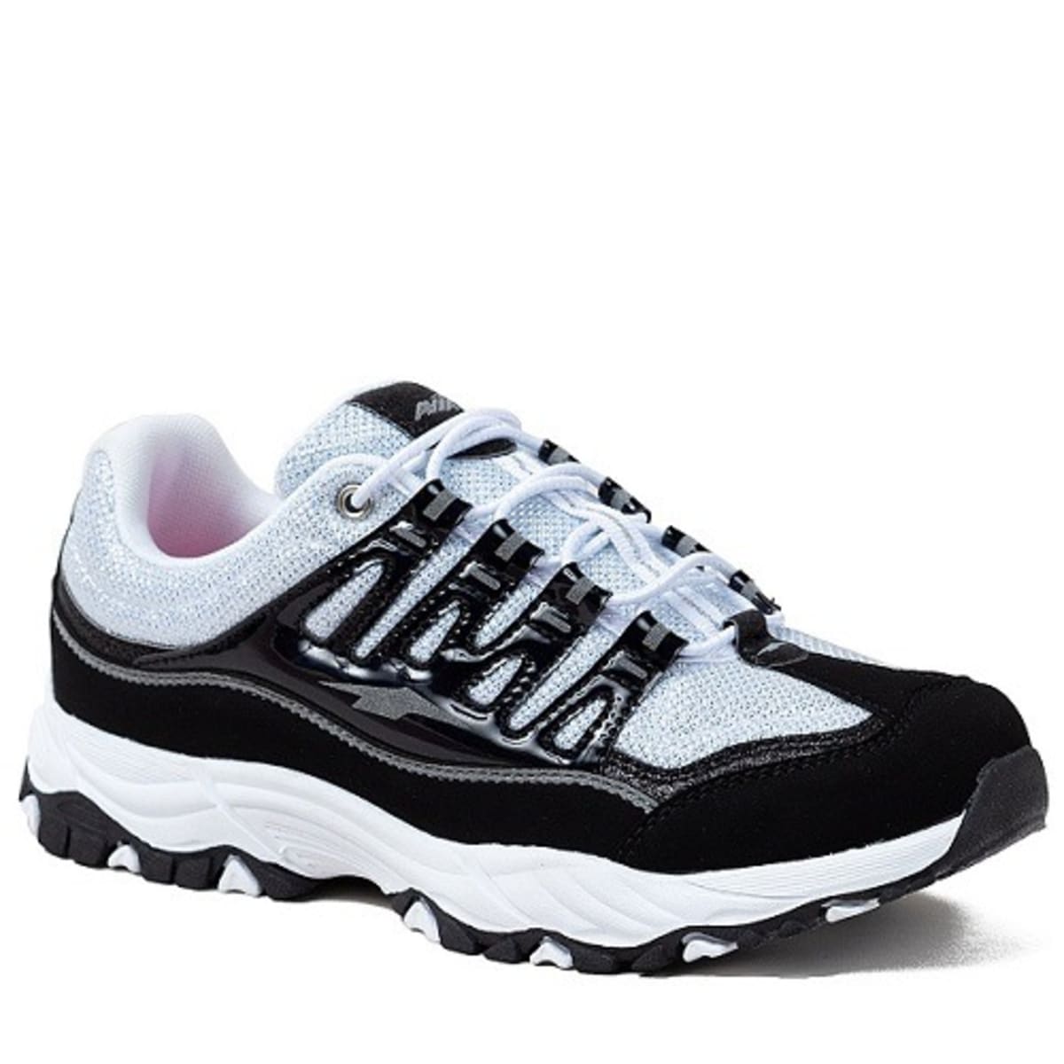 Avia Elevate Retro Athletic Girls Sneaker Shoes - Black Silver