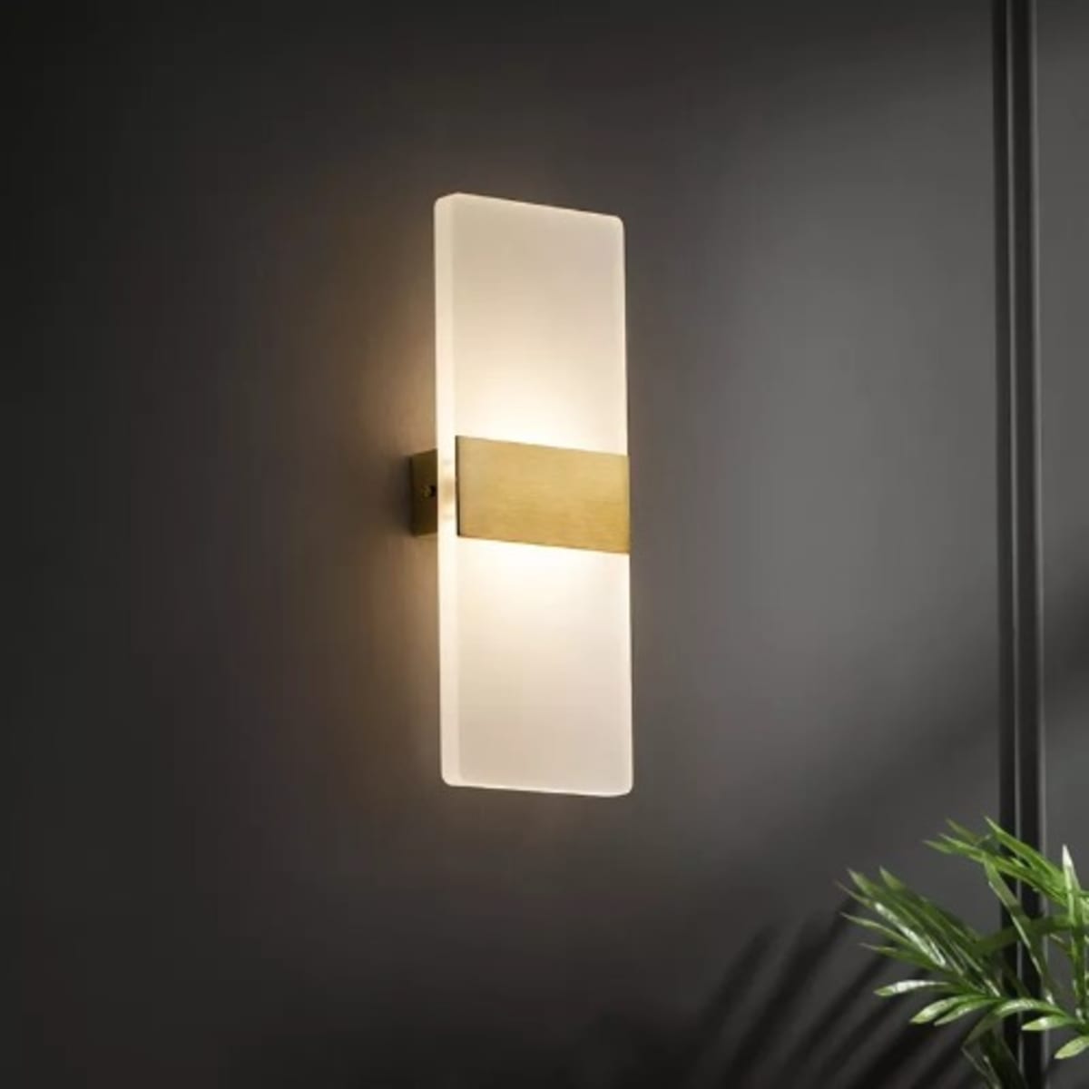 Acrylic clearance wall light