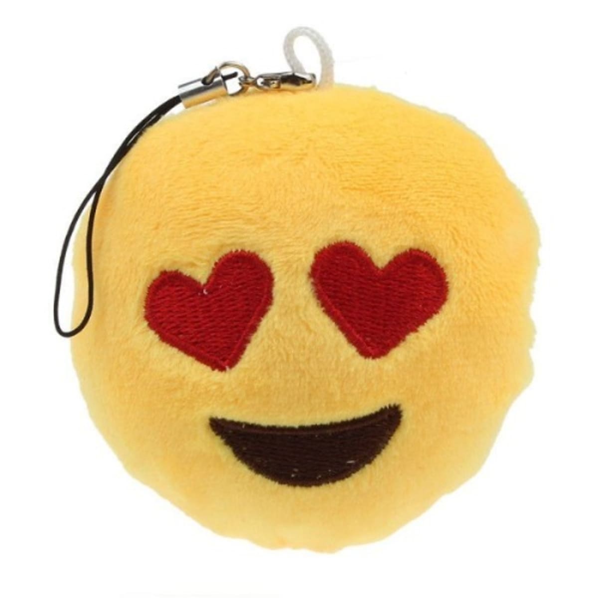 Emoji sales plush keychain