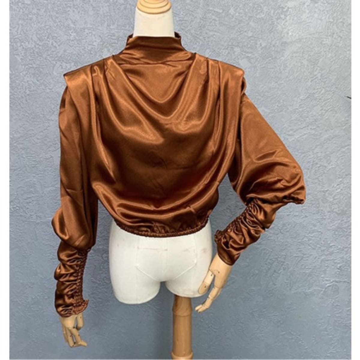 Long sleeve hotsell chiffon blouses
