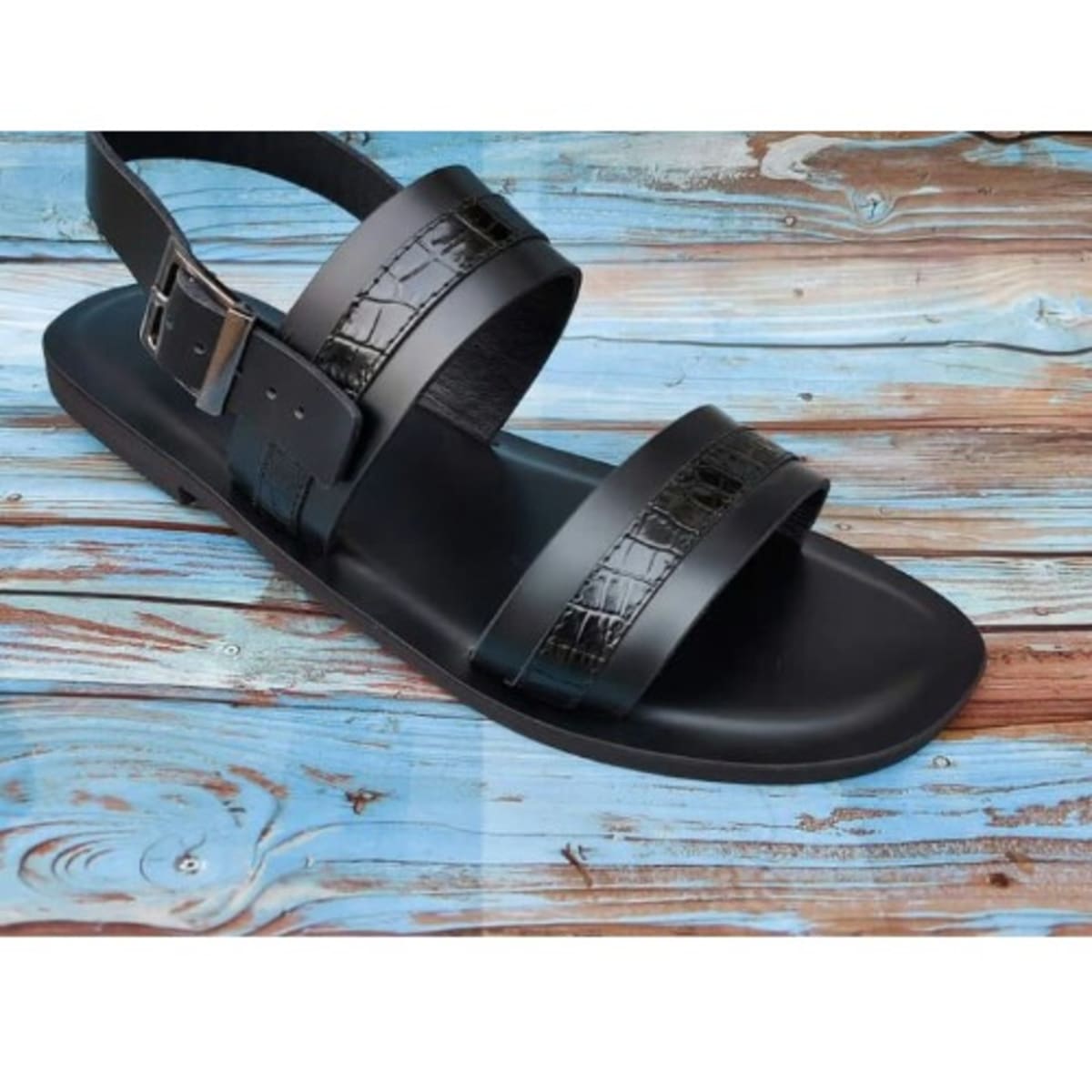 Leather male sandals sales