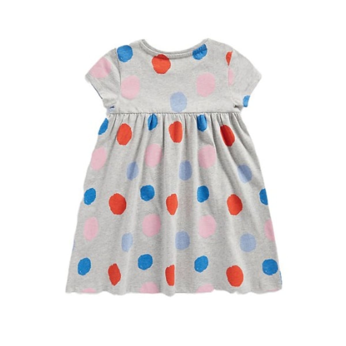 Mothercare Girls Short Sleeves Casual Dress 5 6 Years Grey