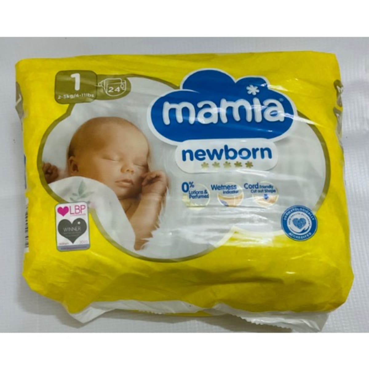 Mamia Newborn size 1 Nappy 2 4kg 4 11lbs 24pcs Konga Online
