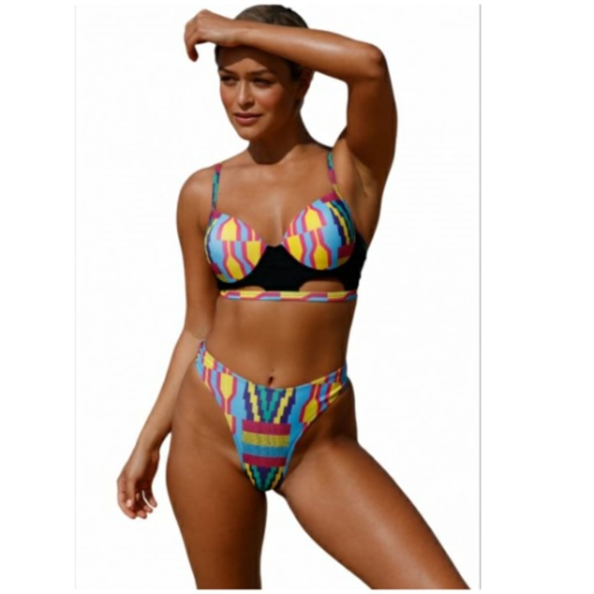 African high waist swimsuit hotsell