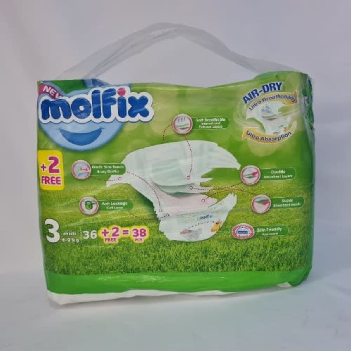 Molfix diapers size 3 sale