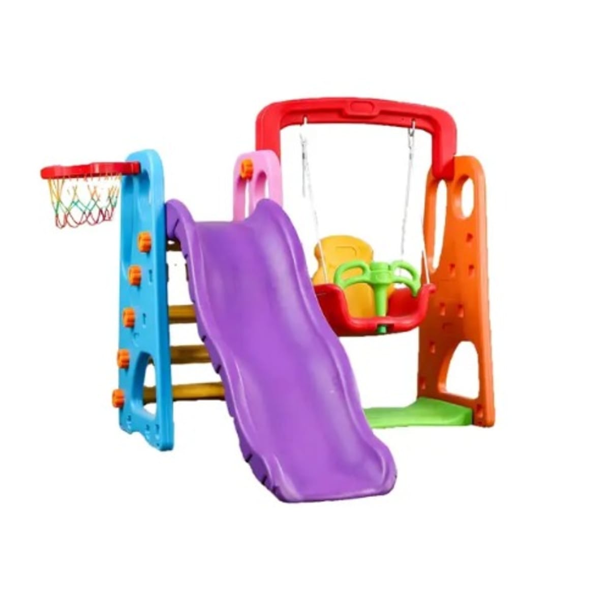 Little tikes swing and deals slide combo