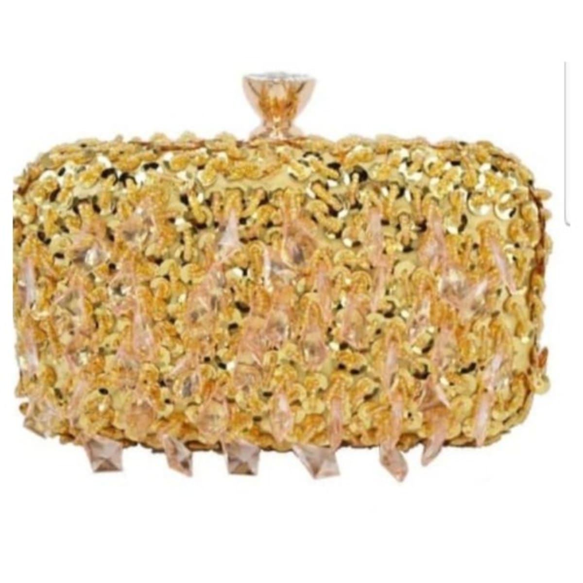 Stone sale clutch purse