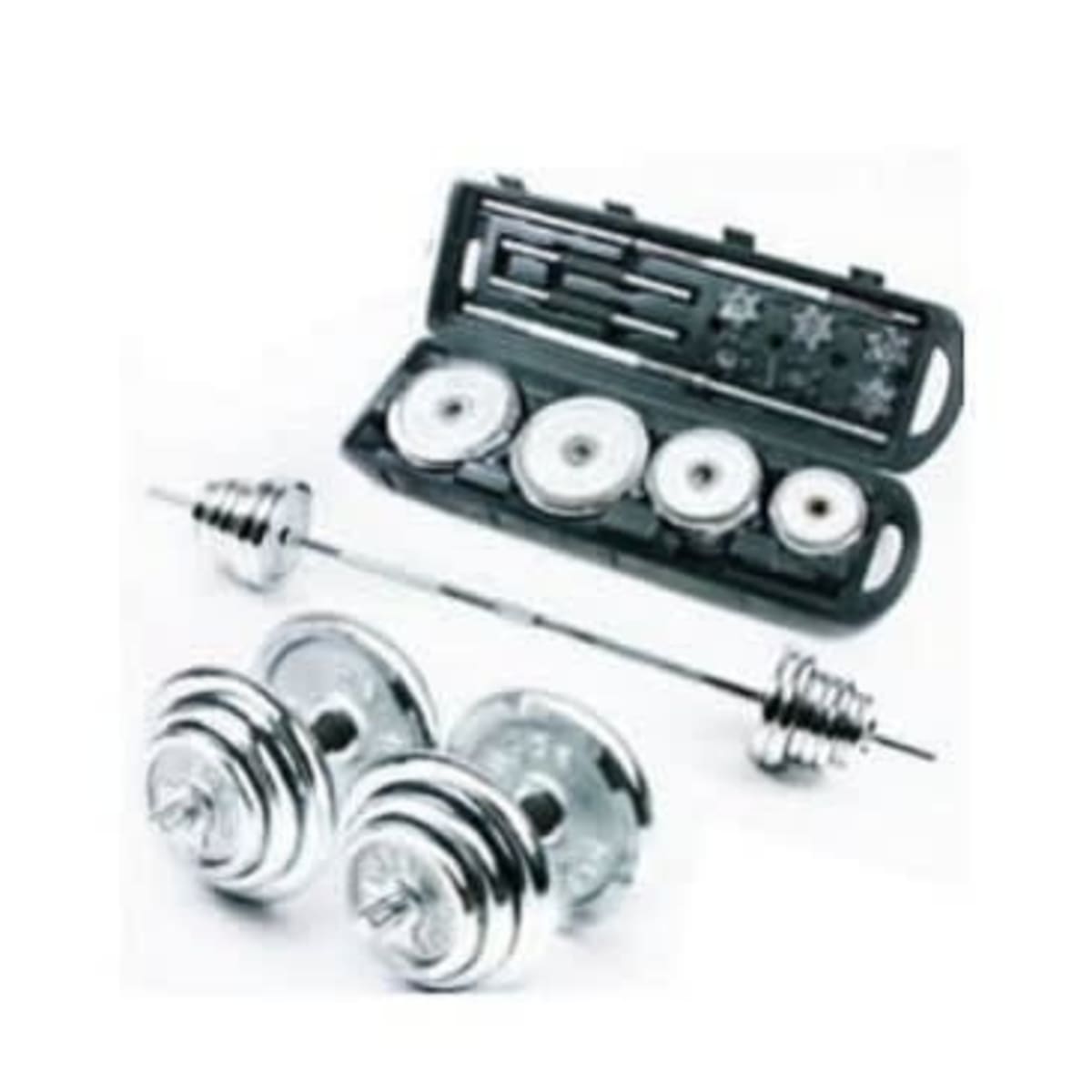 York 50kg barbell best sale and dumbbell set