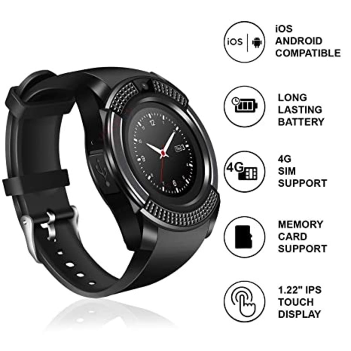 V8 smart watch 2025 under 600