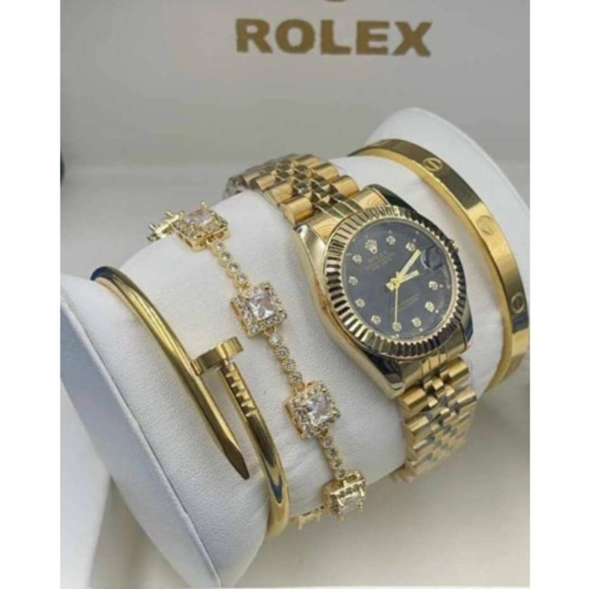 Custom Rolex Link Iced Out Necklace Chain(M4H06584) - YouTube