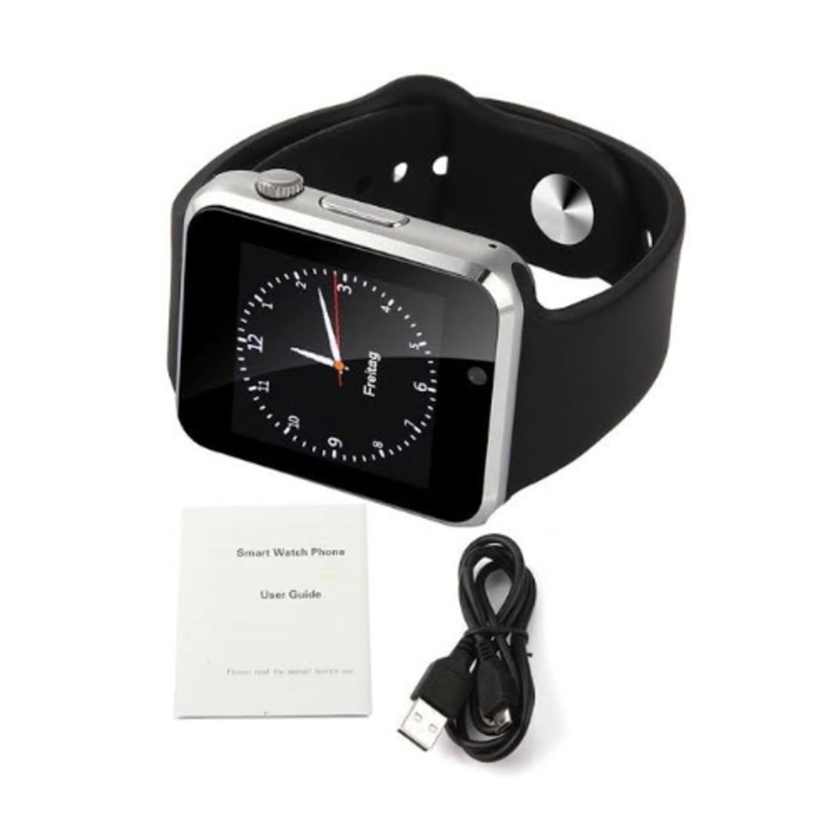 Smart watch hotsell phone a1 black