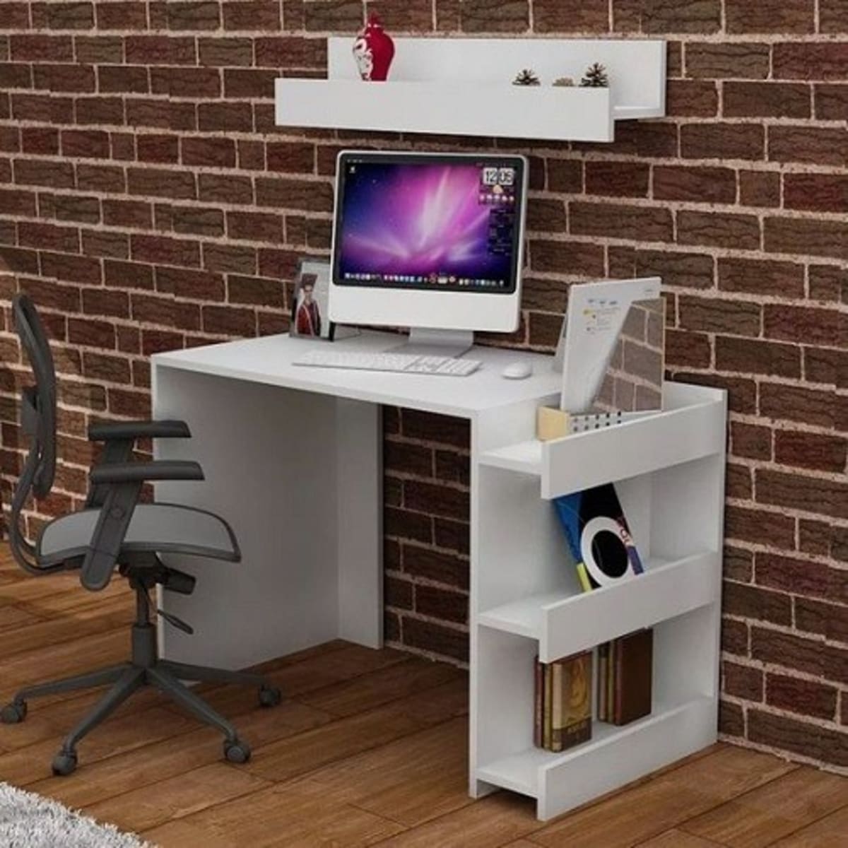 Sadia modern Youth Desk Library Office Shelf