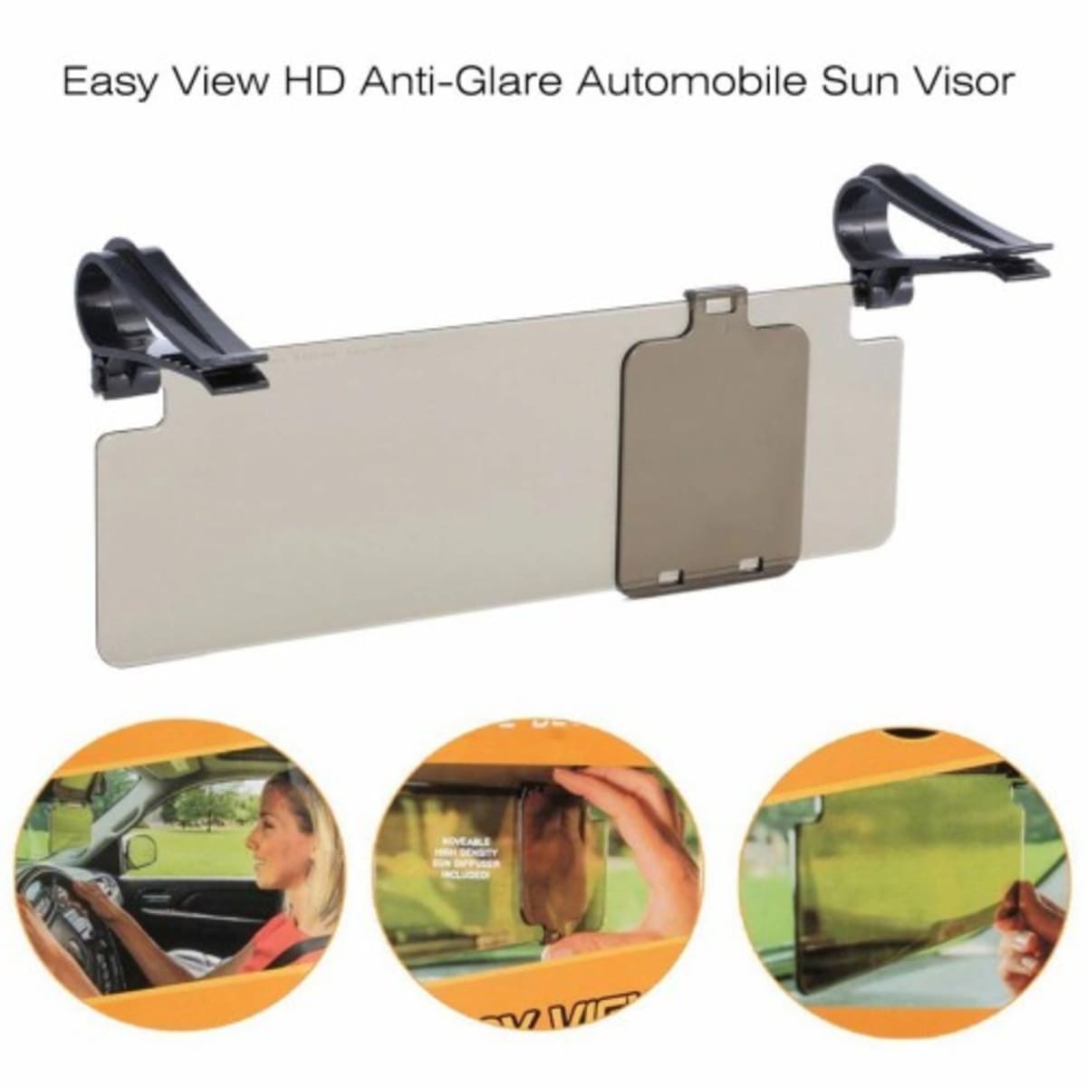 Anti Glare Uv Blocker - Day And Night Car Safety Goggles Sunshade