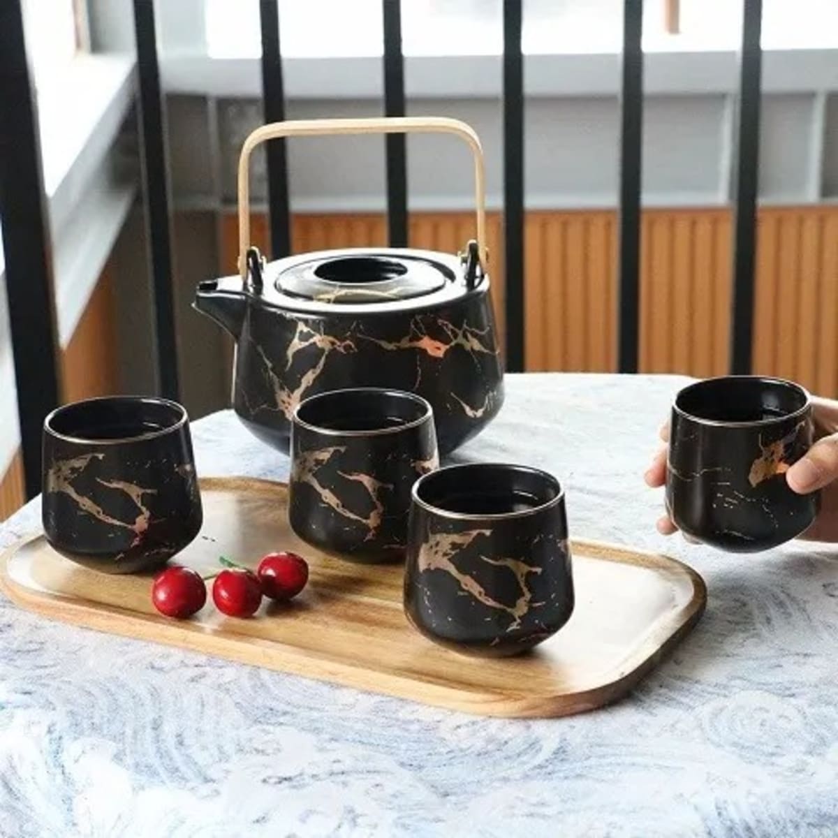 Ceramic tea pot online set