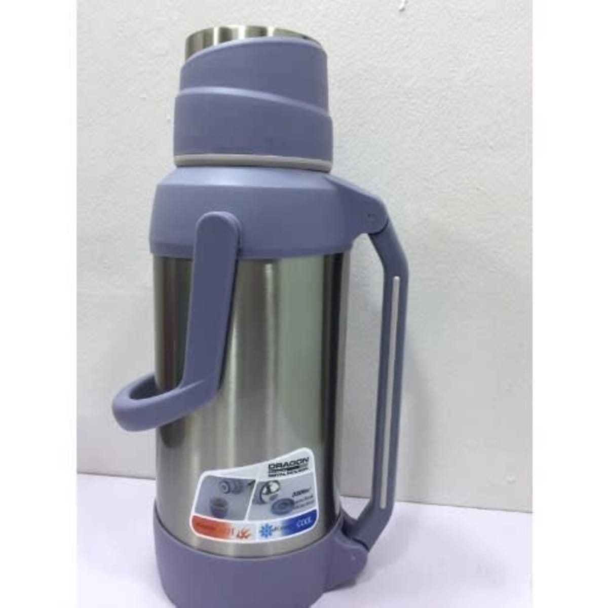 Dragon Stainless Steel Hot Cold Water Flask 3.2l Konga