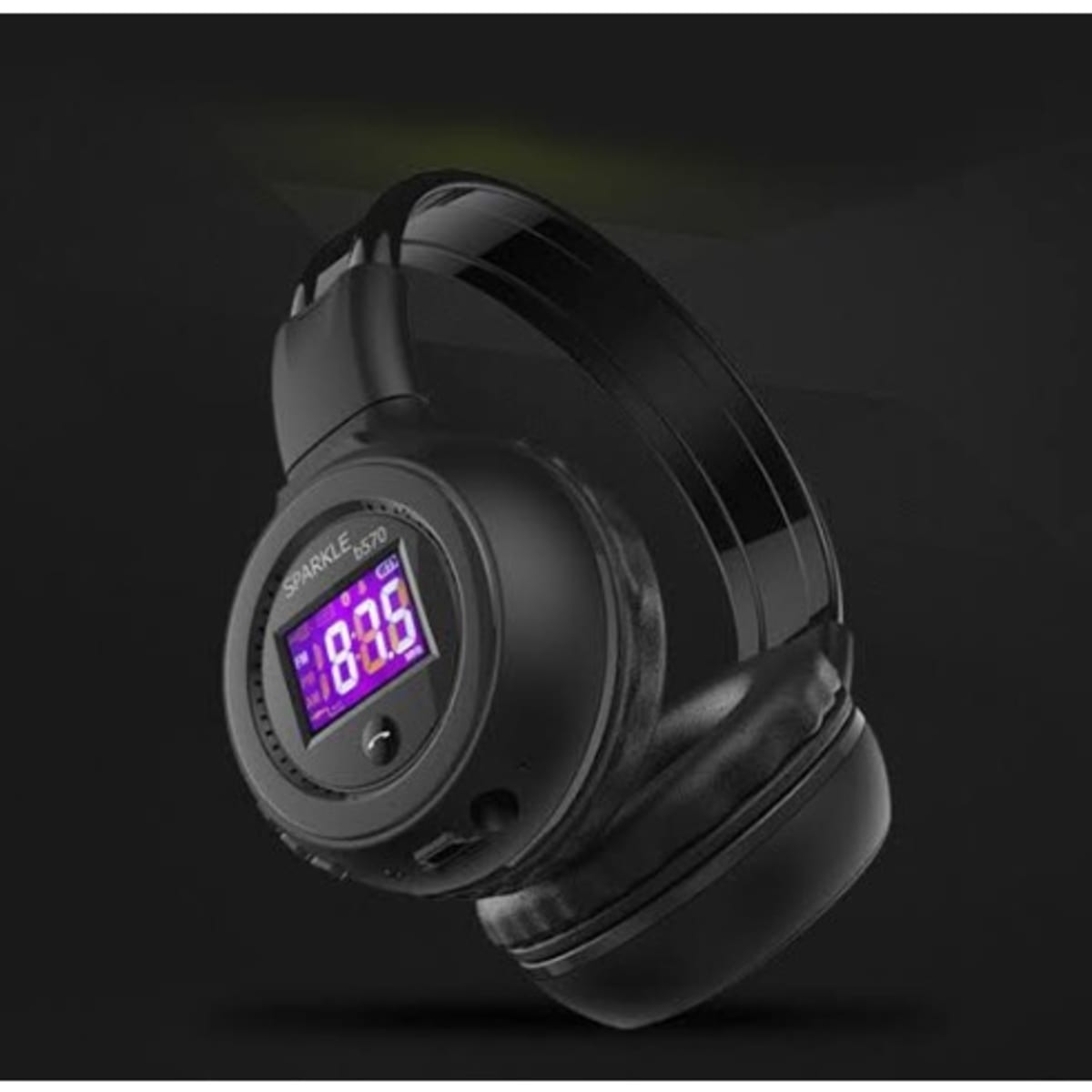 Zealot B570 Bluetooth Wireless Sparkle Headphone Black Konga