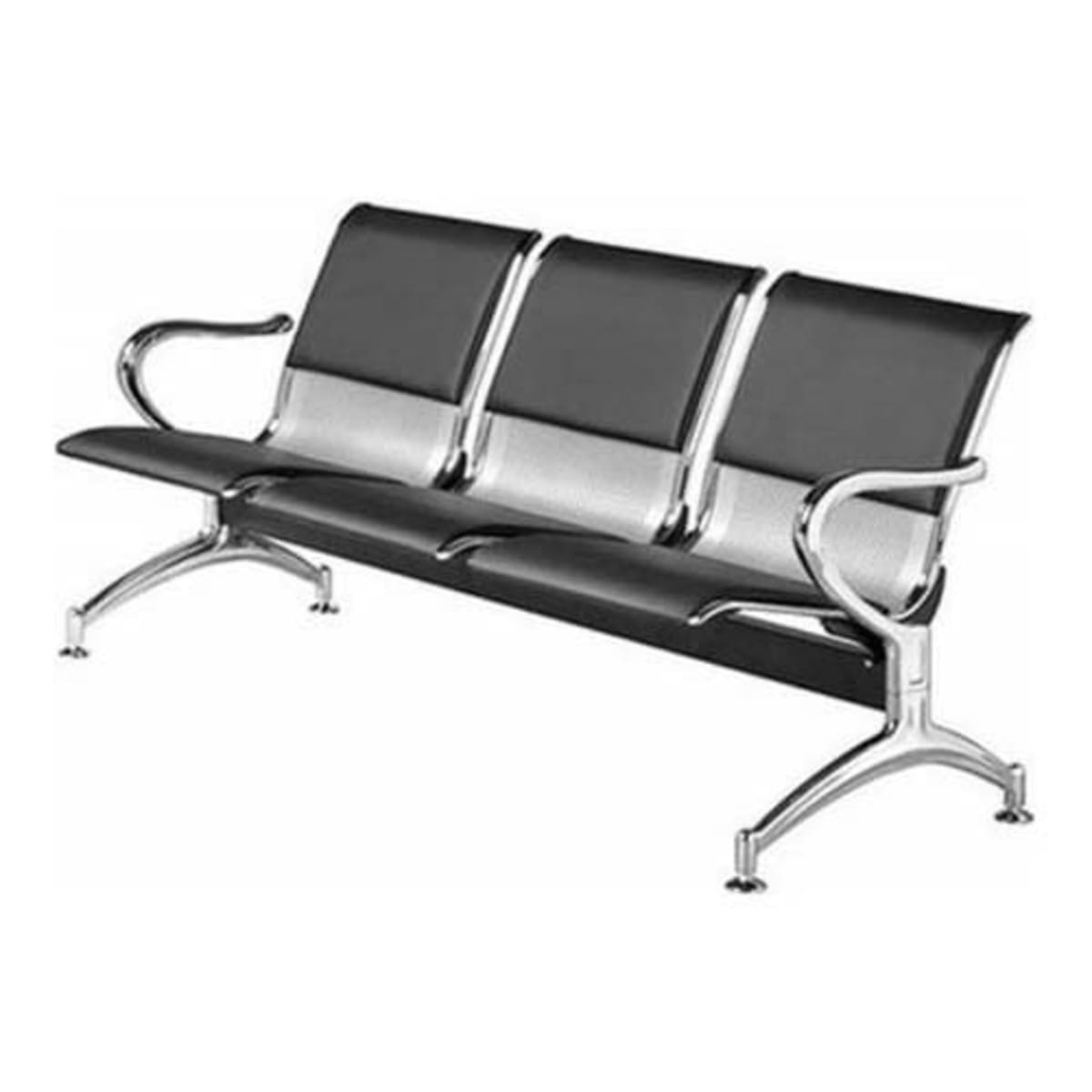 Three seater reception chair cheap