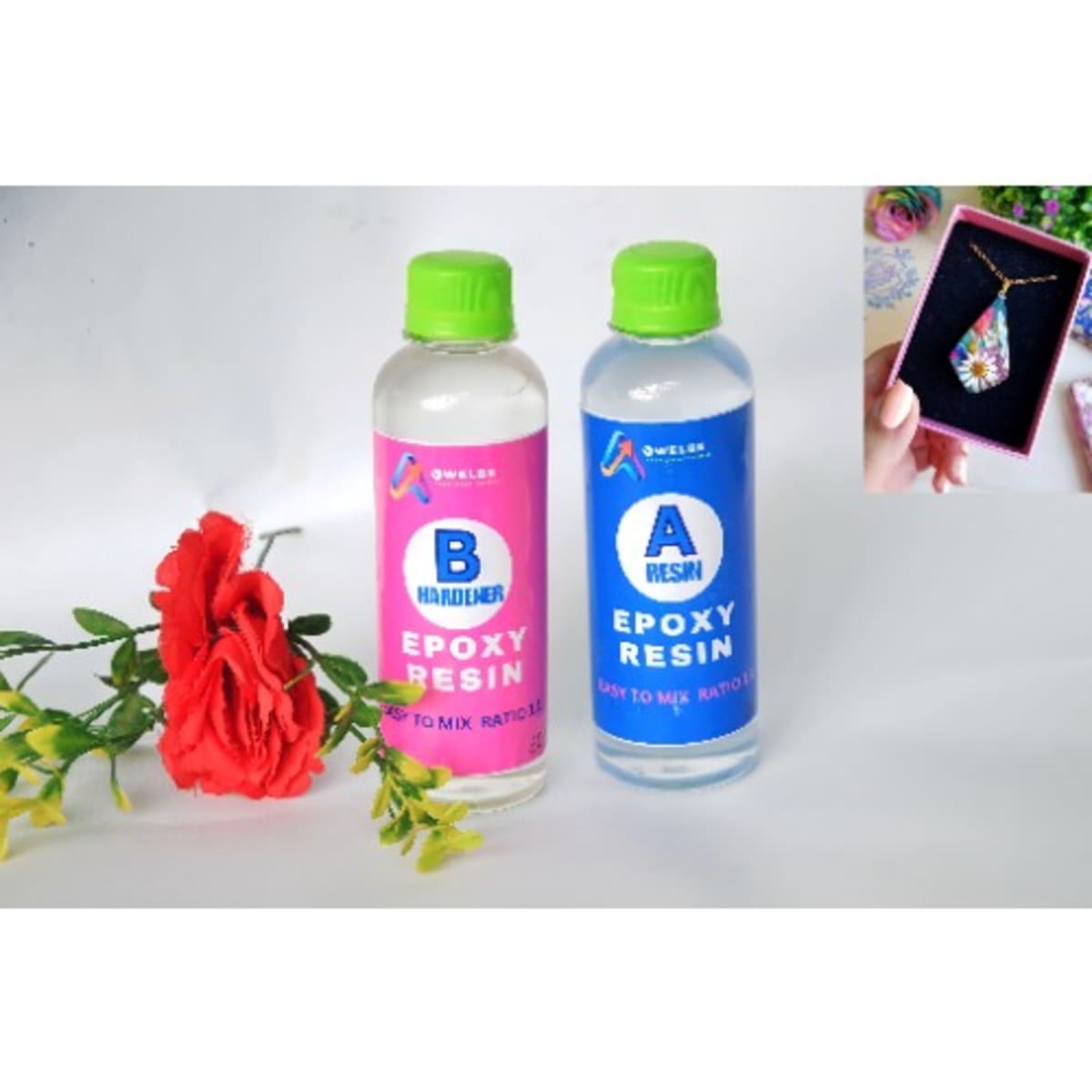 Resin and hardener best sale for jewelry