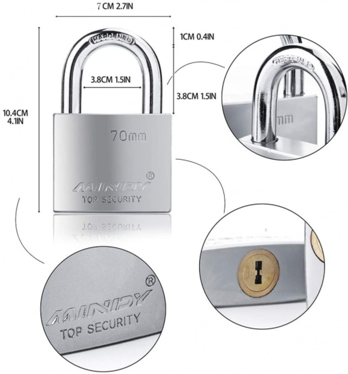 Top shop security lock