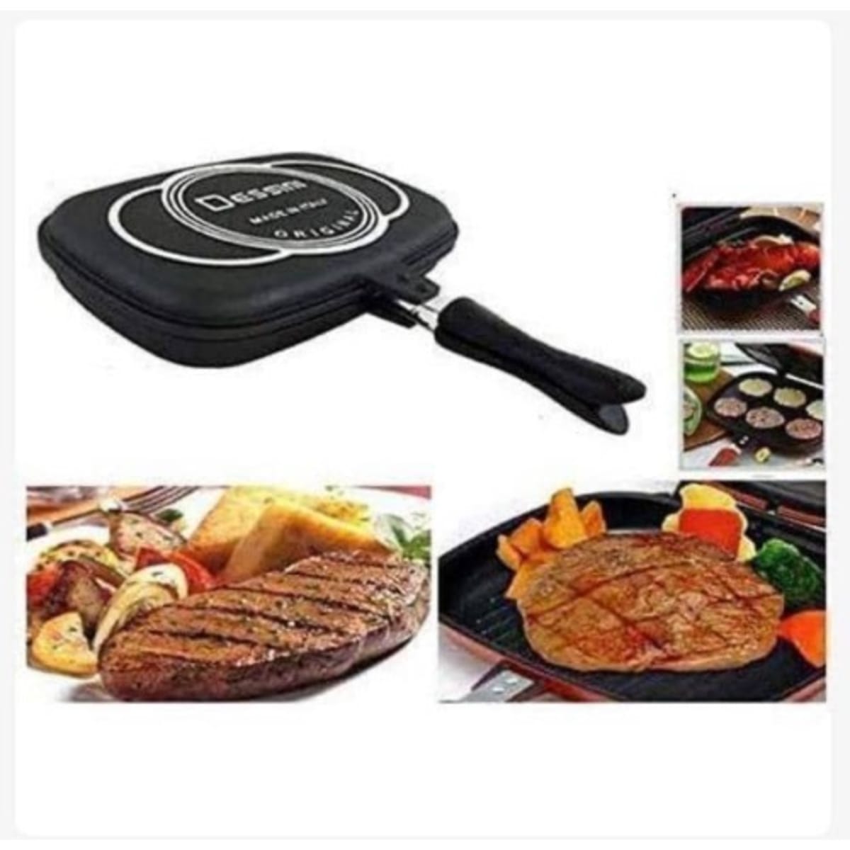 DOUBLE SIDED GRILL PAN 