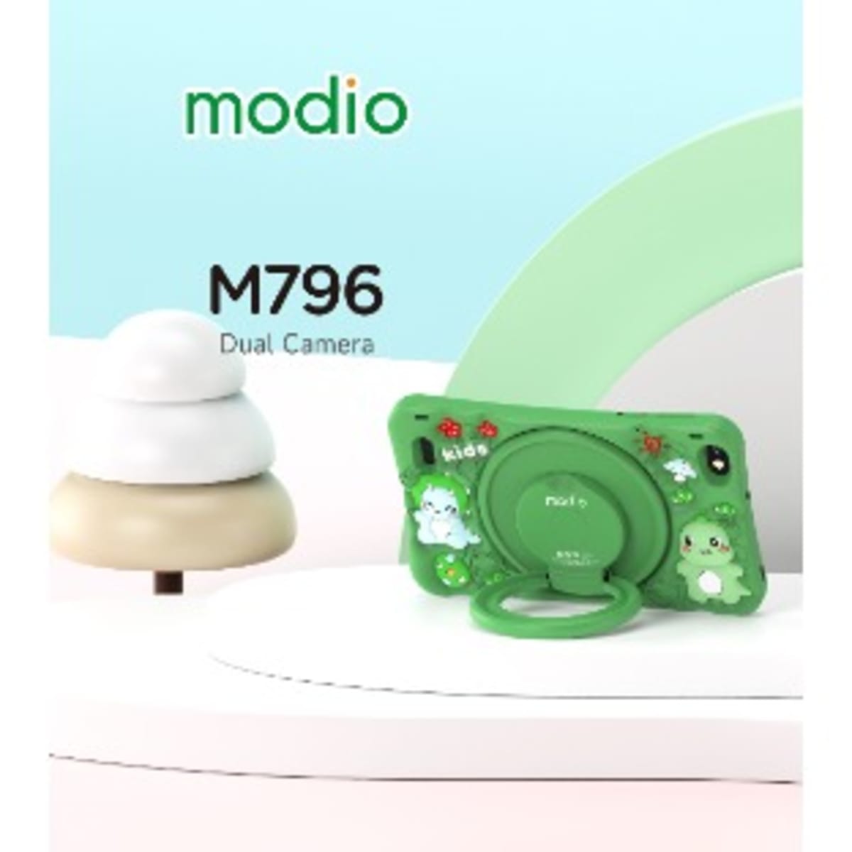 Modio M796 Kid's Tablet - 7" - 256GB ROM - 6GB RAM - SIM ENABLED / Wi-Fi -  4000mAh - Green