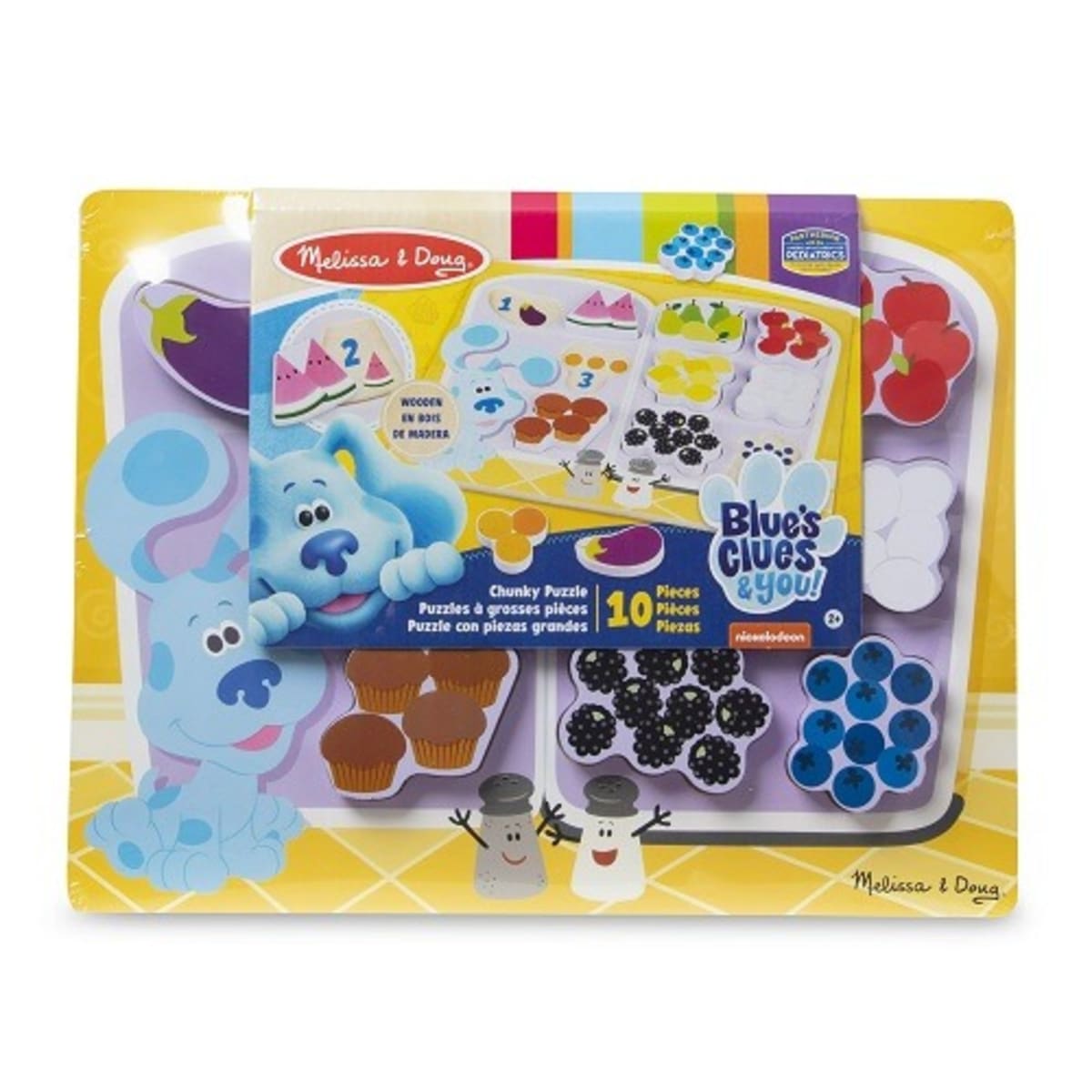 Melissa and doug wooden chunky puzzle sales