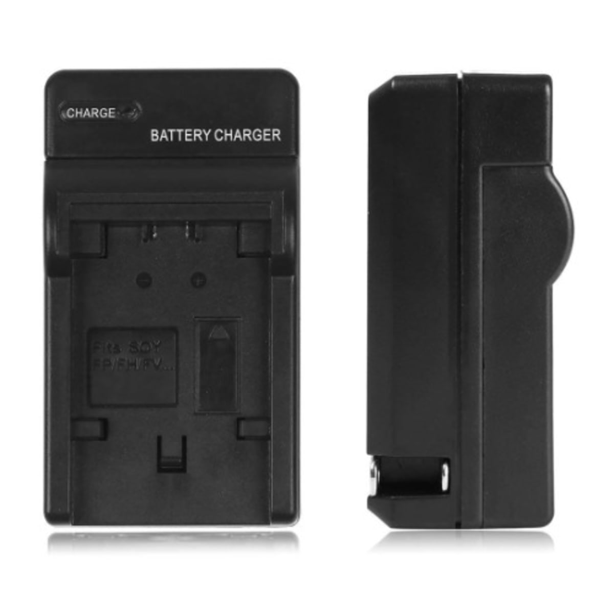 Camera battery chargers top