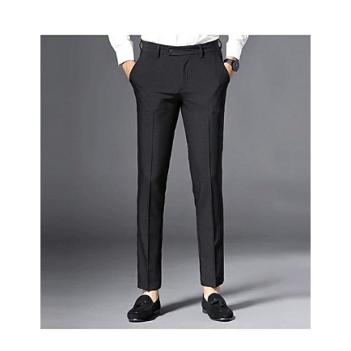 Black Formal Trousers For Men Daily Office Wear Formal Pant For Man   Dilutee India