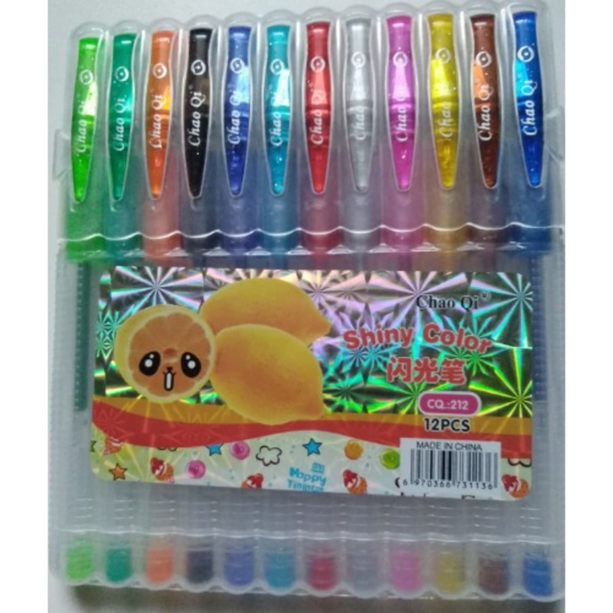 Ooly Color Ballpoint Gel Pens - Gel - Oh My Glitter! - 12 Pcs 