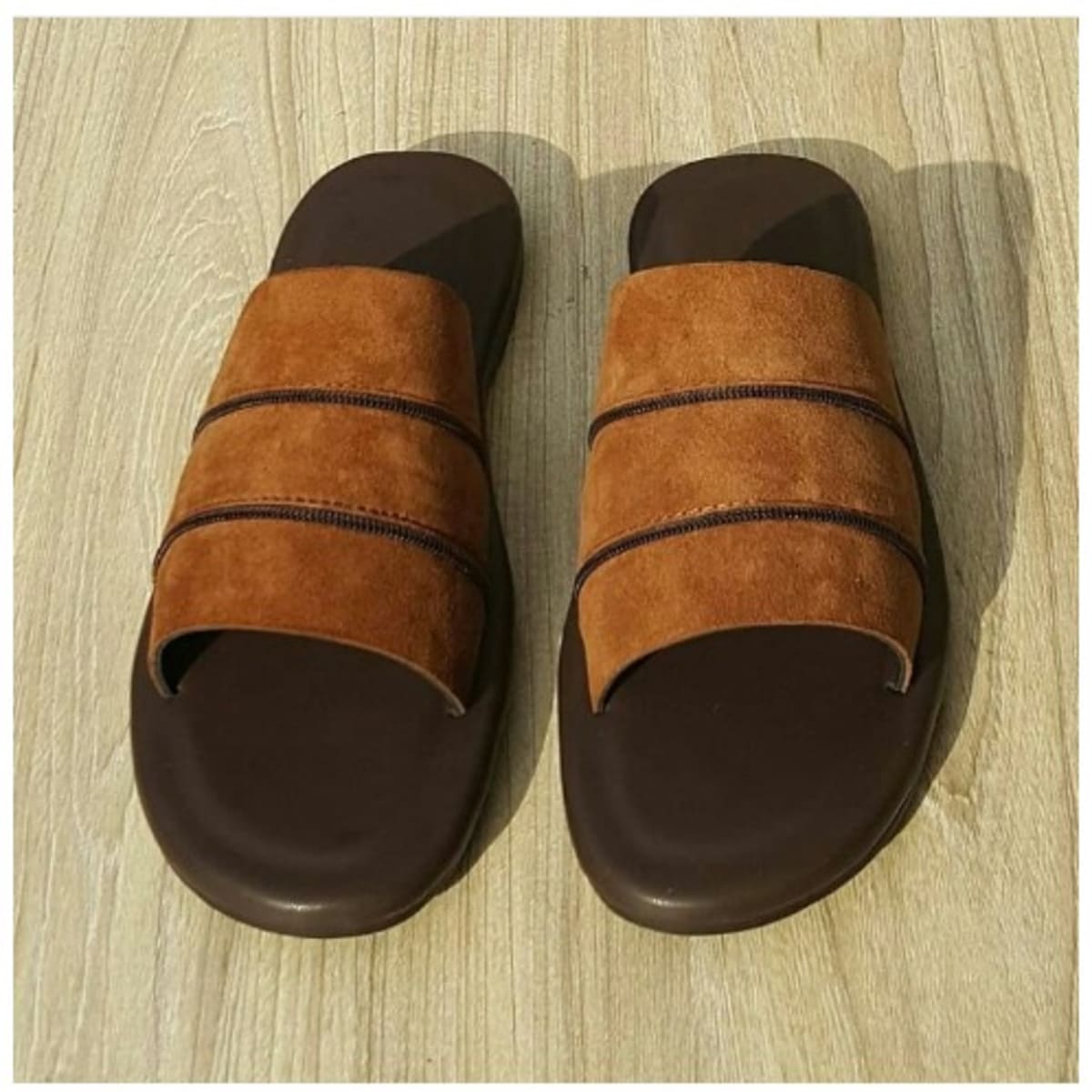 Male Suede Zip Slippers Brown Konga Online Shopping