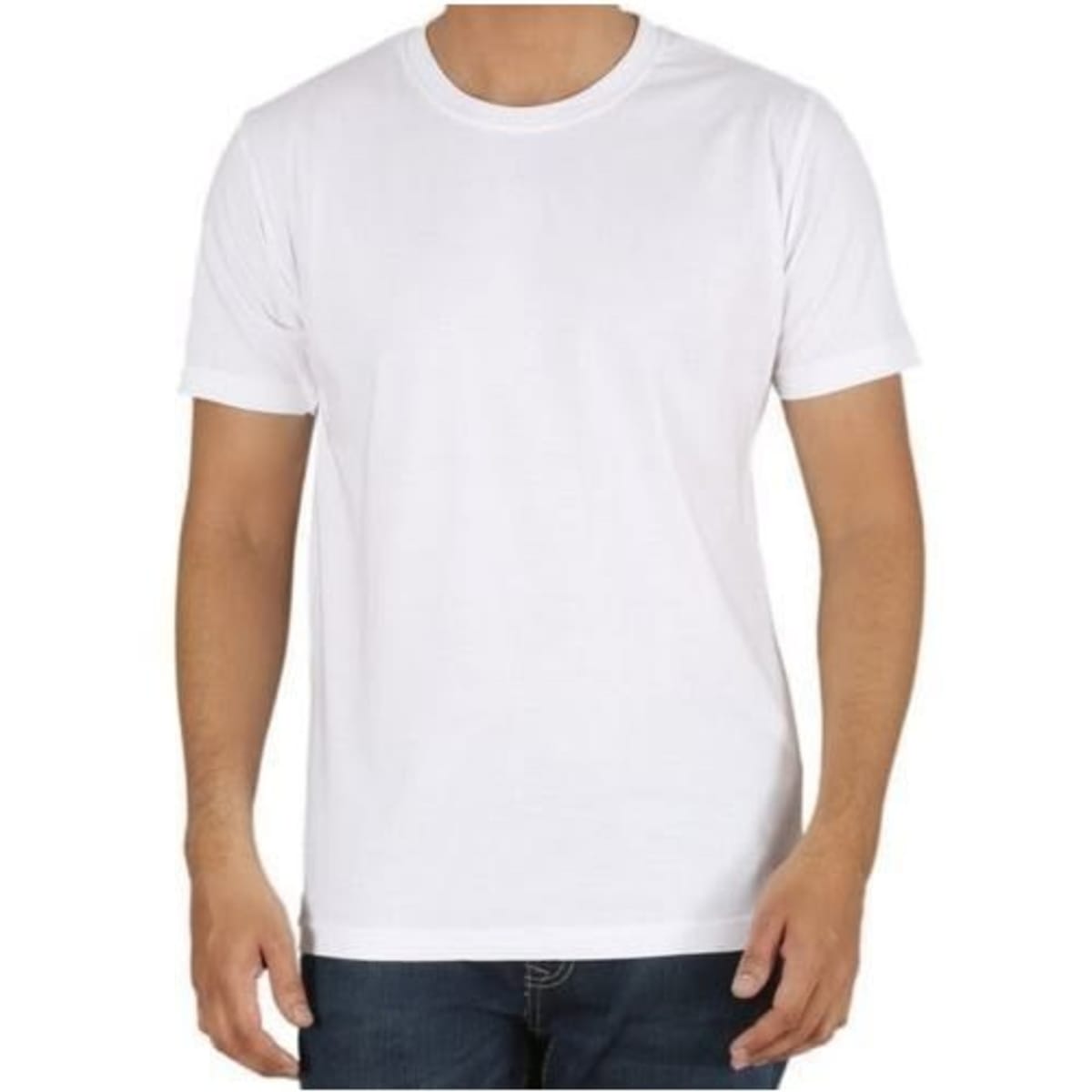 Plain round neck t shirt sales