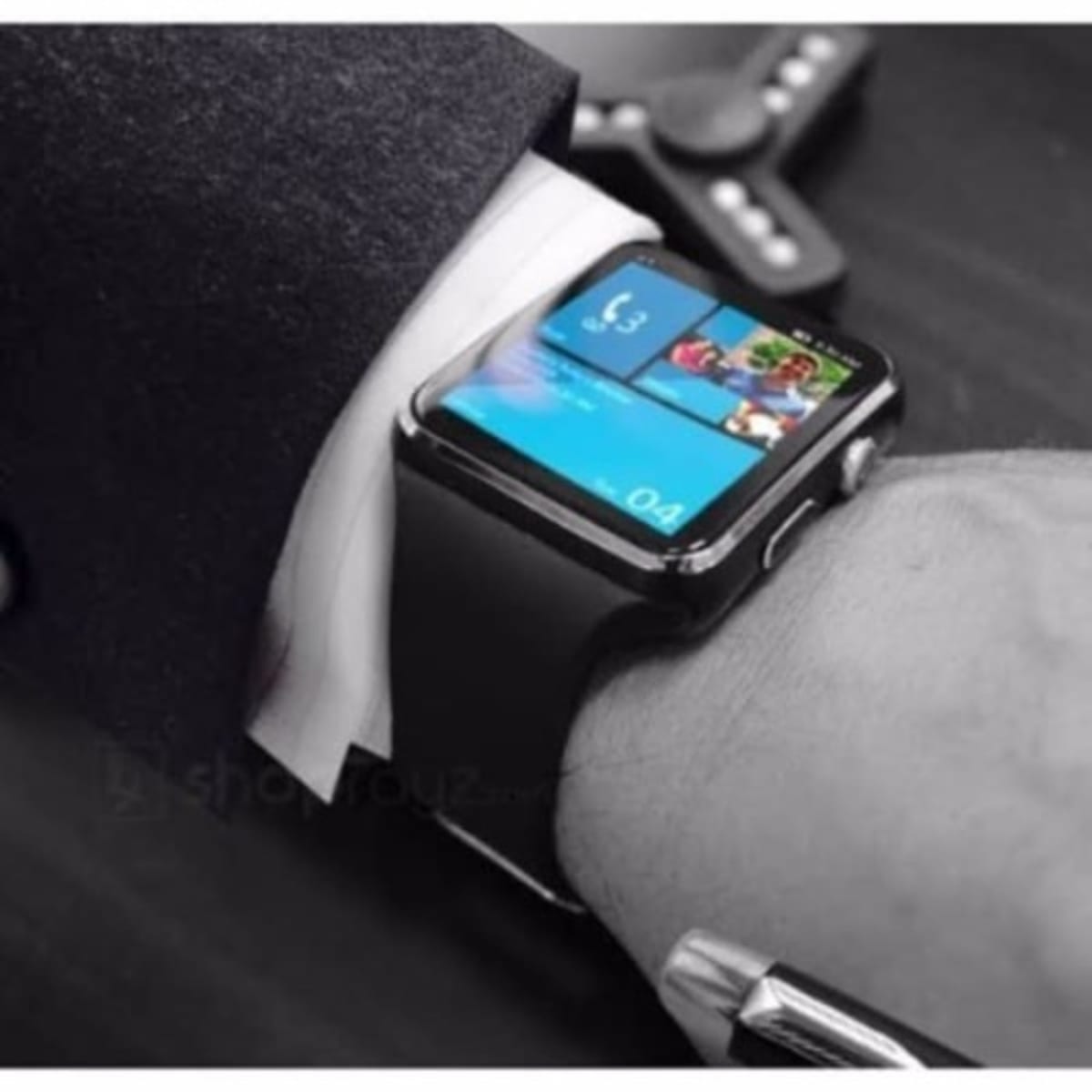 X6 Smartwatch For Android And iPhone Devices Black Konga